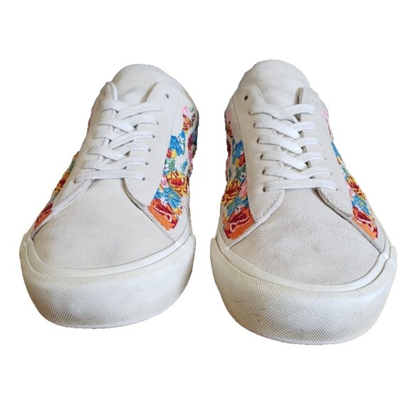 Vans Sid Dx Anaheim Factory Flower Flame True White Men’s Size 10.5 WOM Sz 12 - Picture 5 of 11